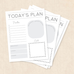 minimalist daily planner