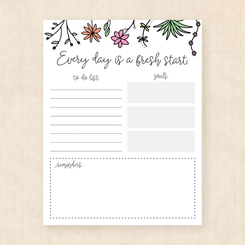 morning checklist