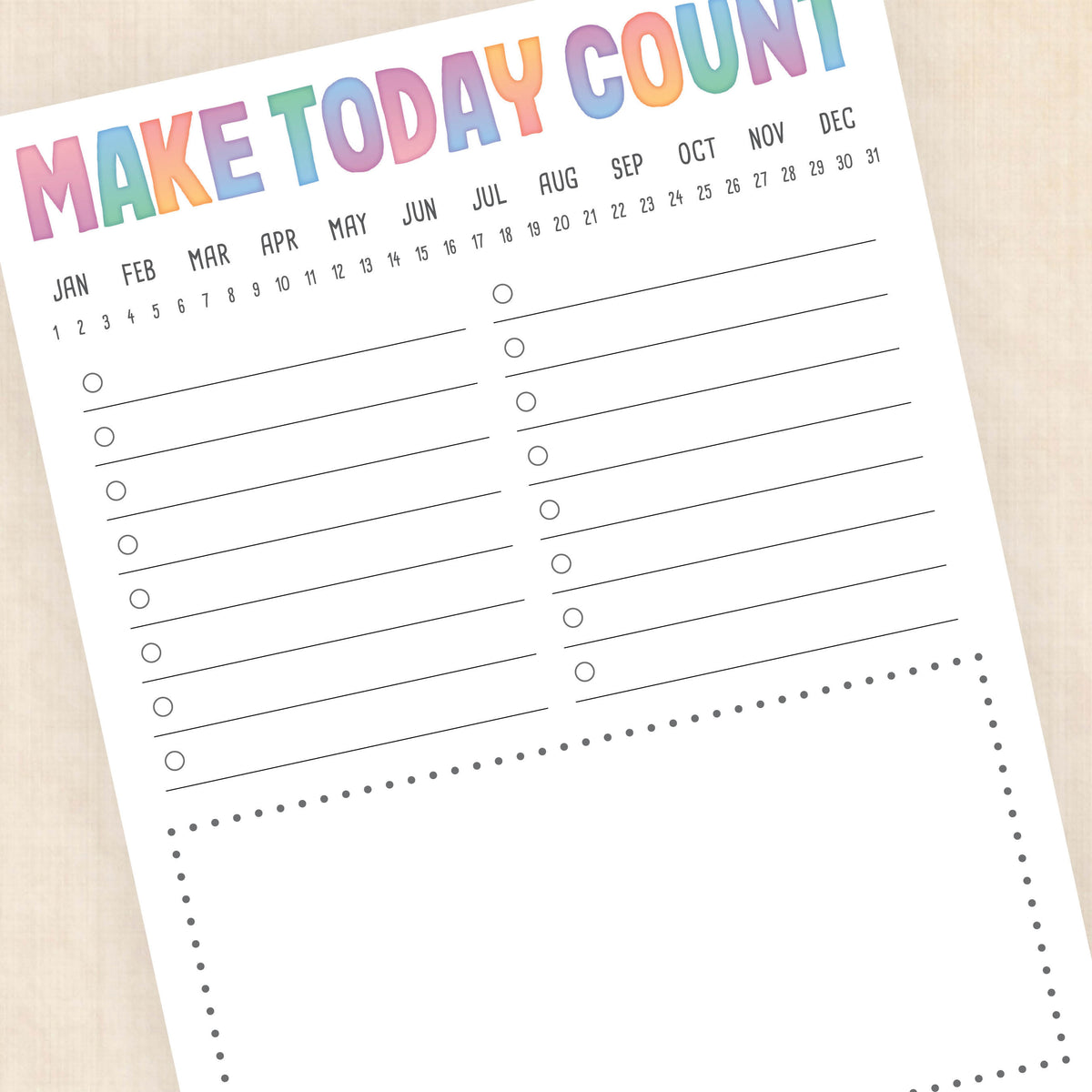 morning routine checklist