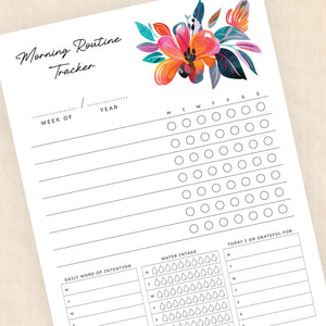 morning routine template
