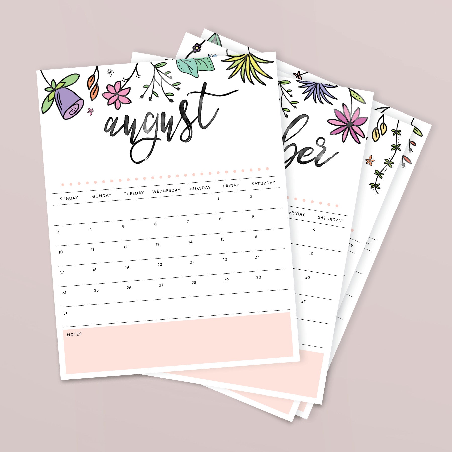 printable calendar