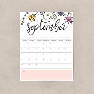 printable calendar