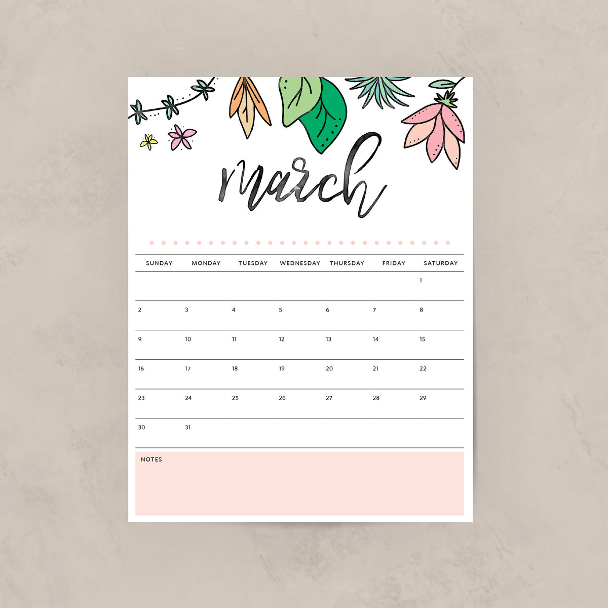 printable calendar
