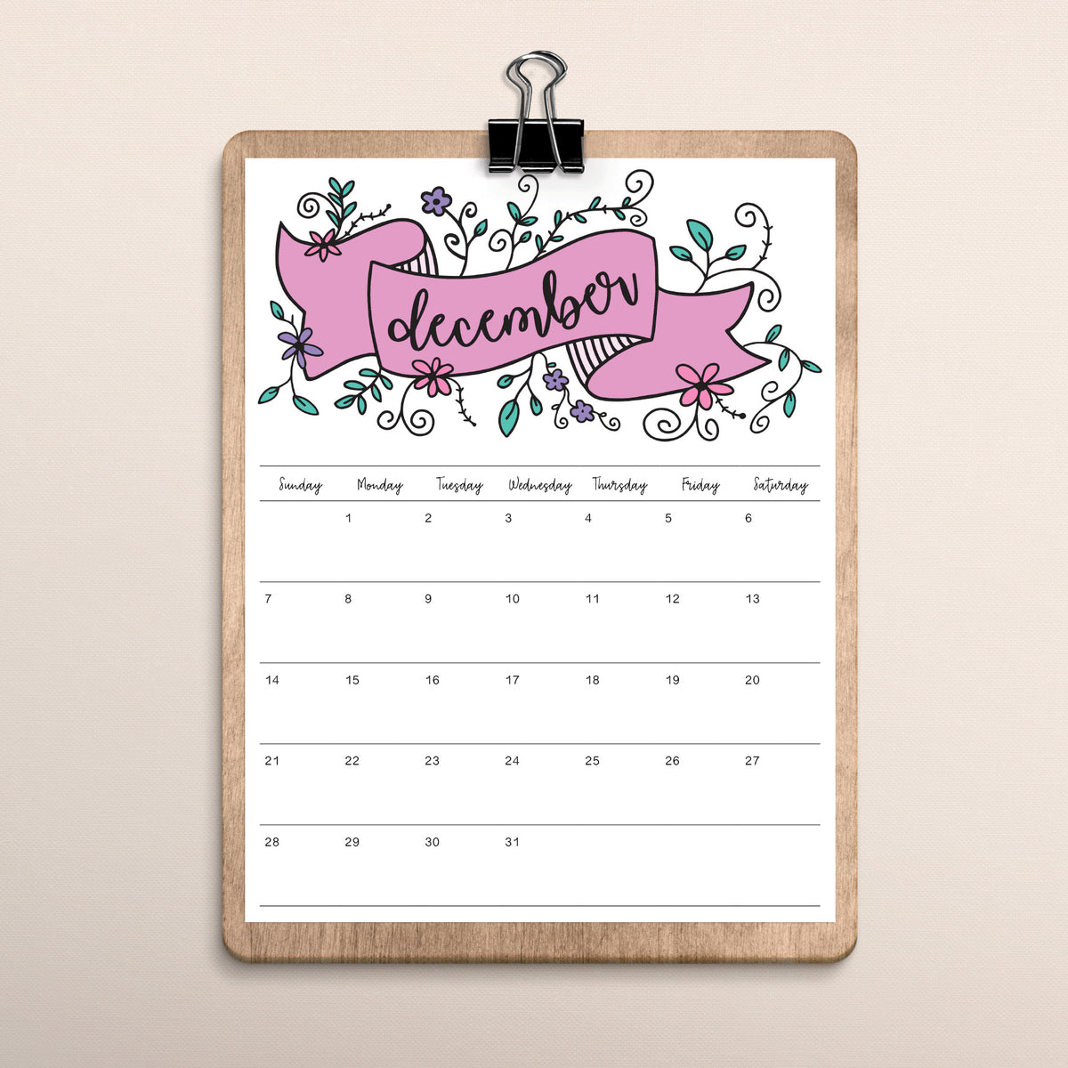 Printable Calendar