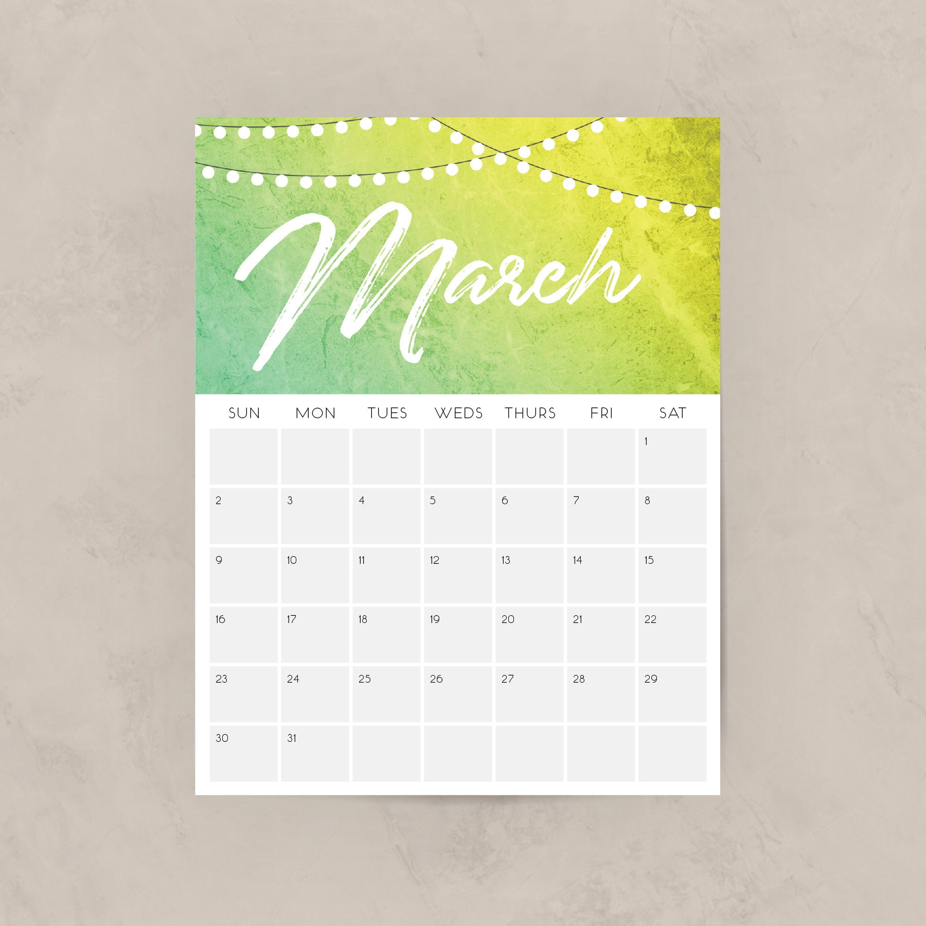 Printable Calendar