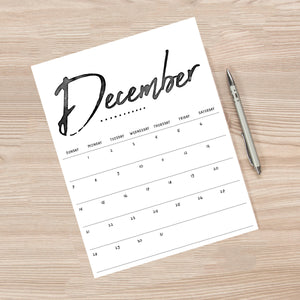 Printable Calendar