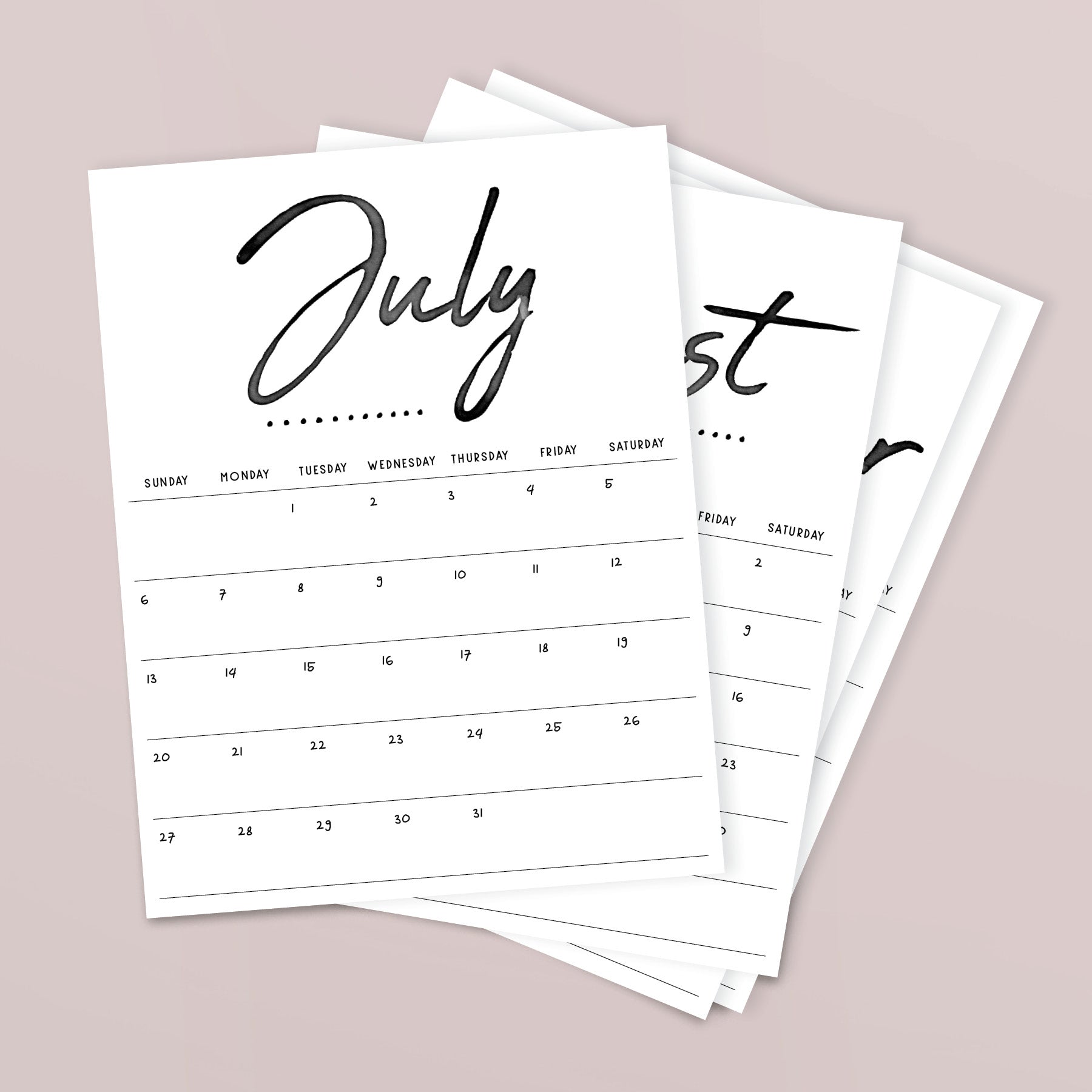 Printable Calendar