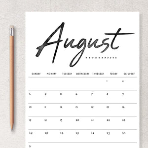 Printable Calendar