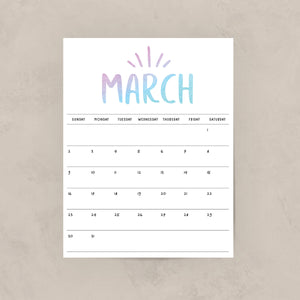 Printable Calendar