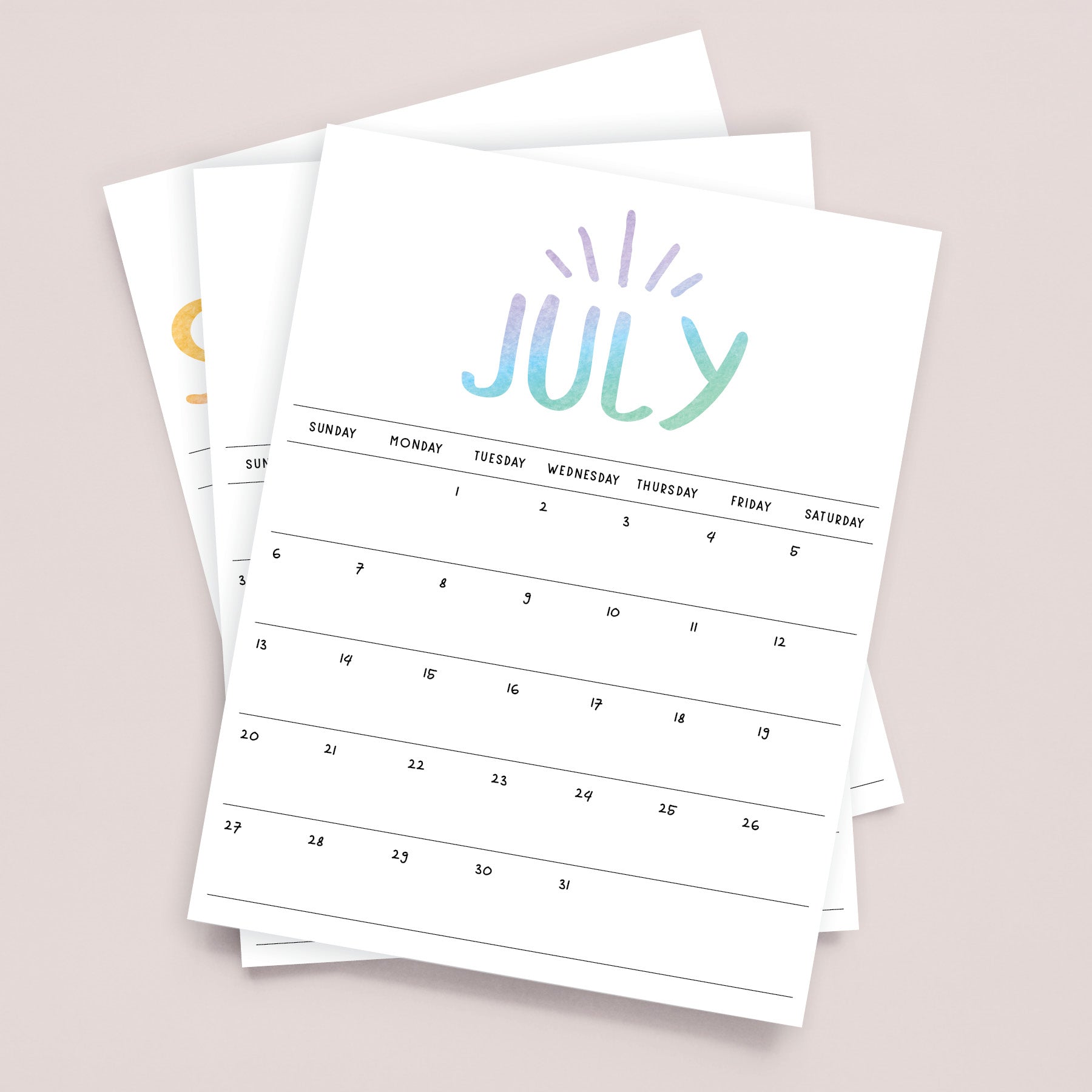 Printable Calendar