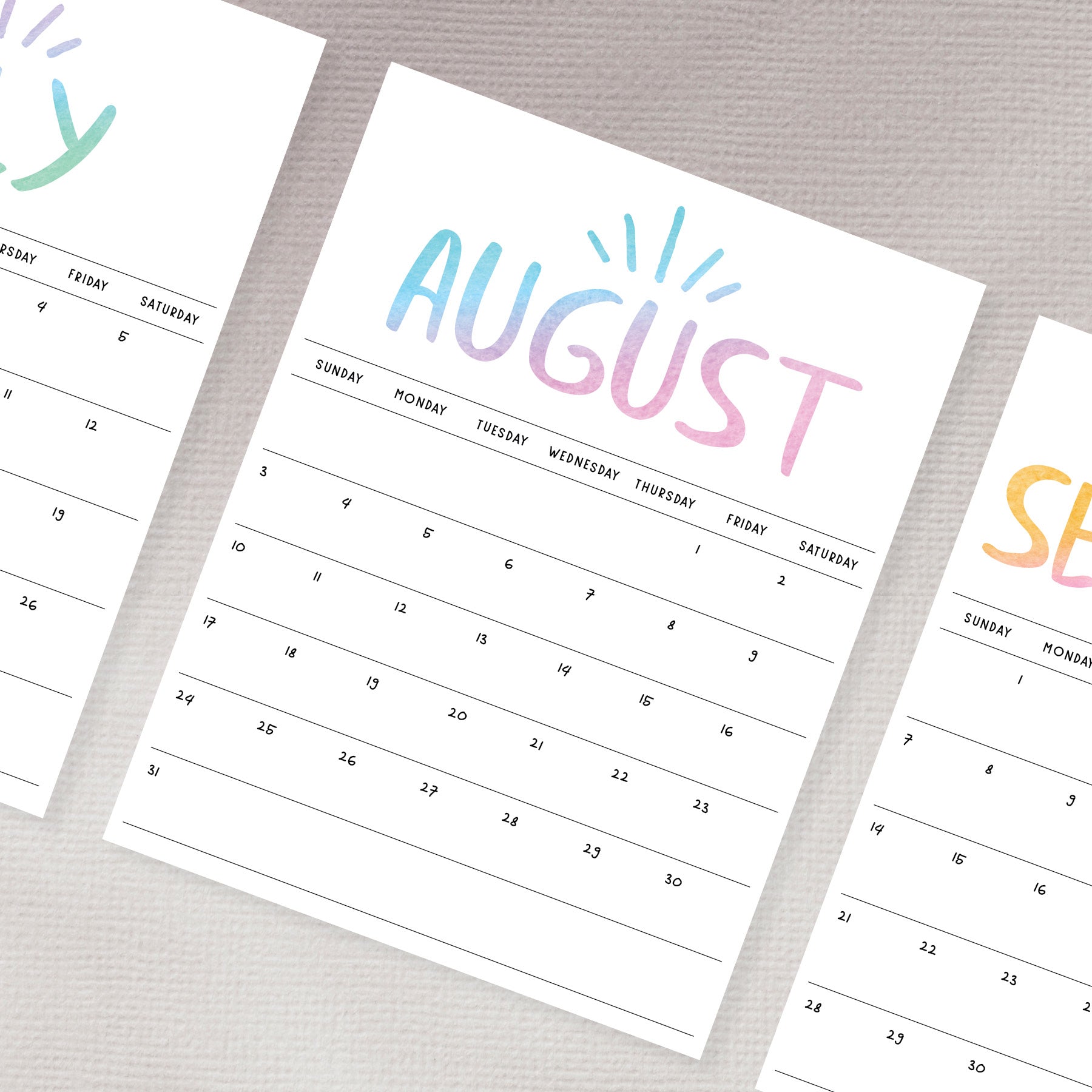 Printable Calendar