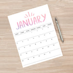Load image into Gallery viewer, Printable Calendar
