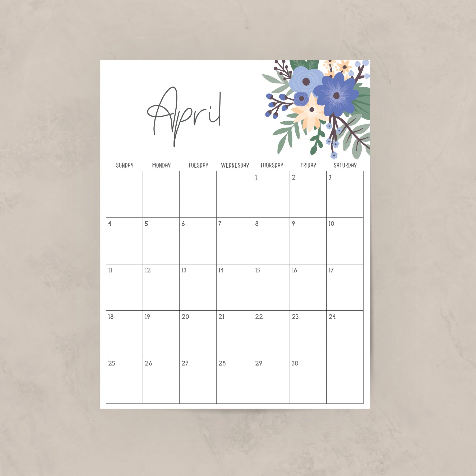 Printable Calendar