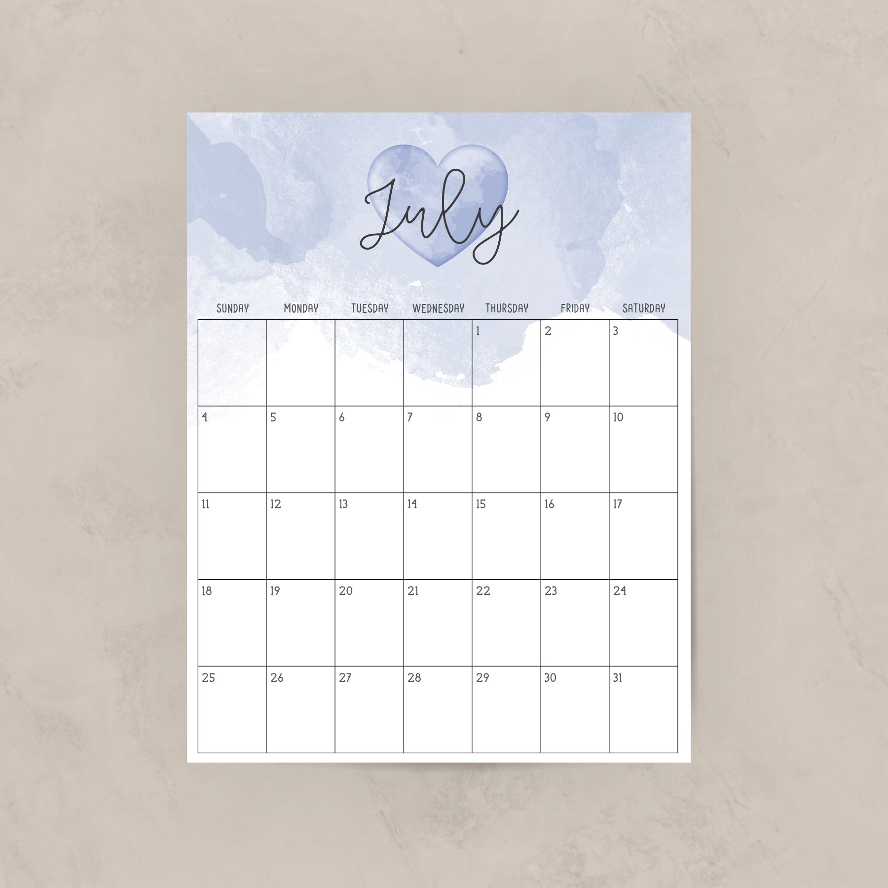 Printable Calendar