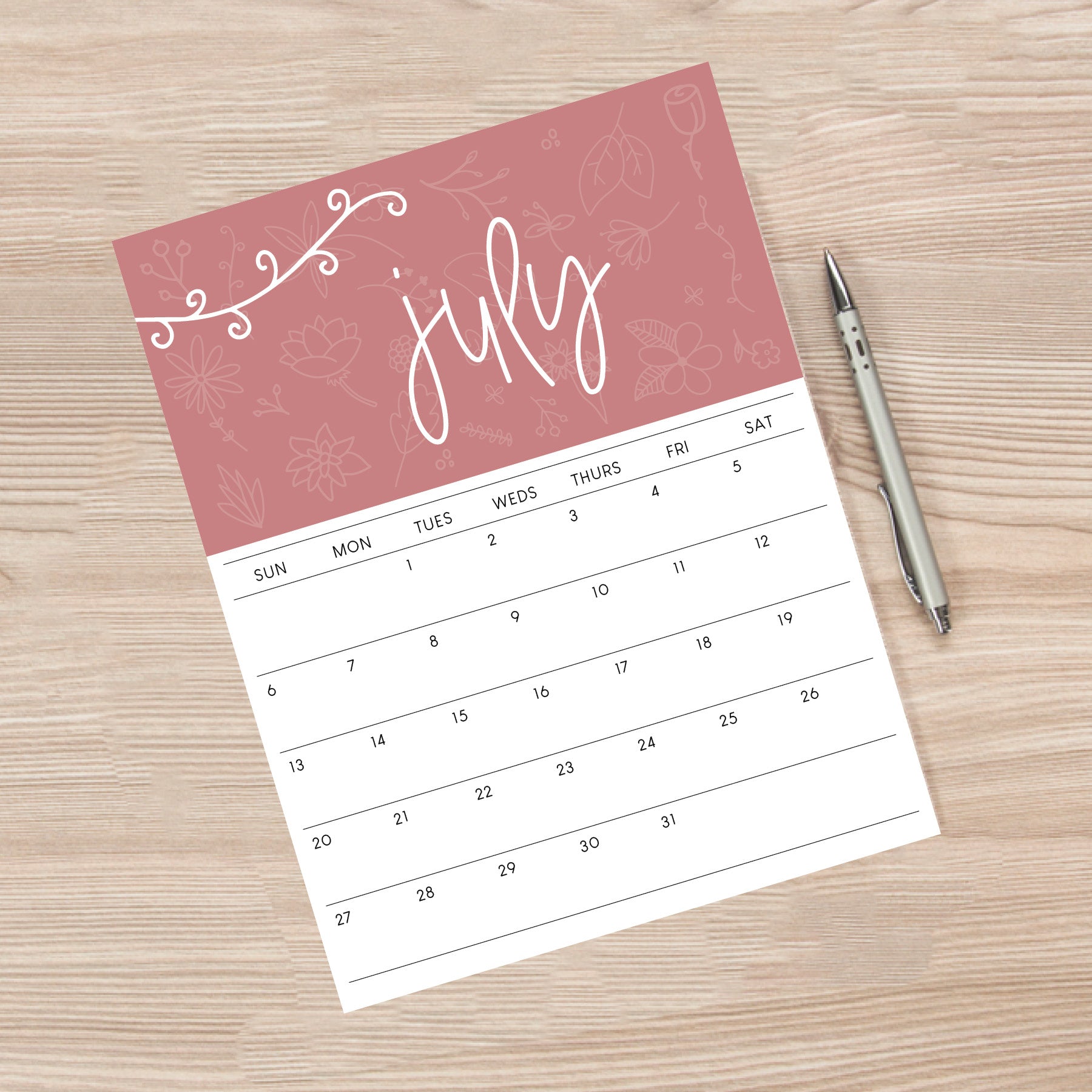 Printable Calendar