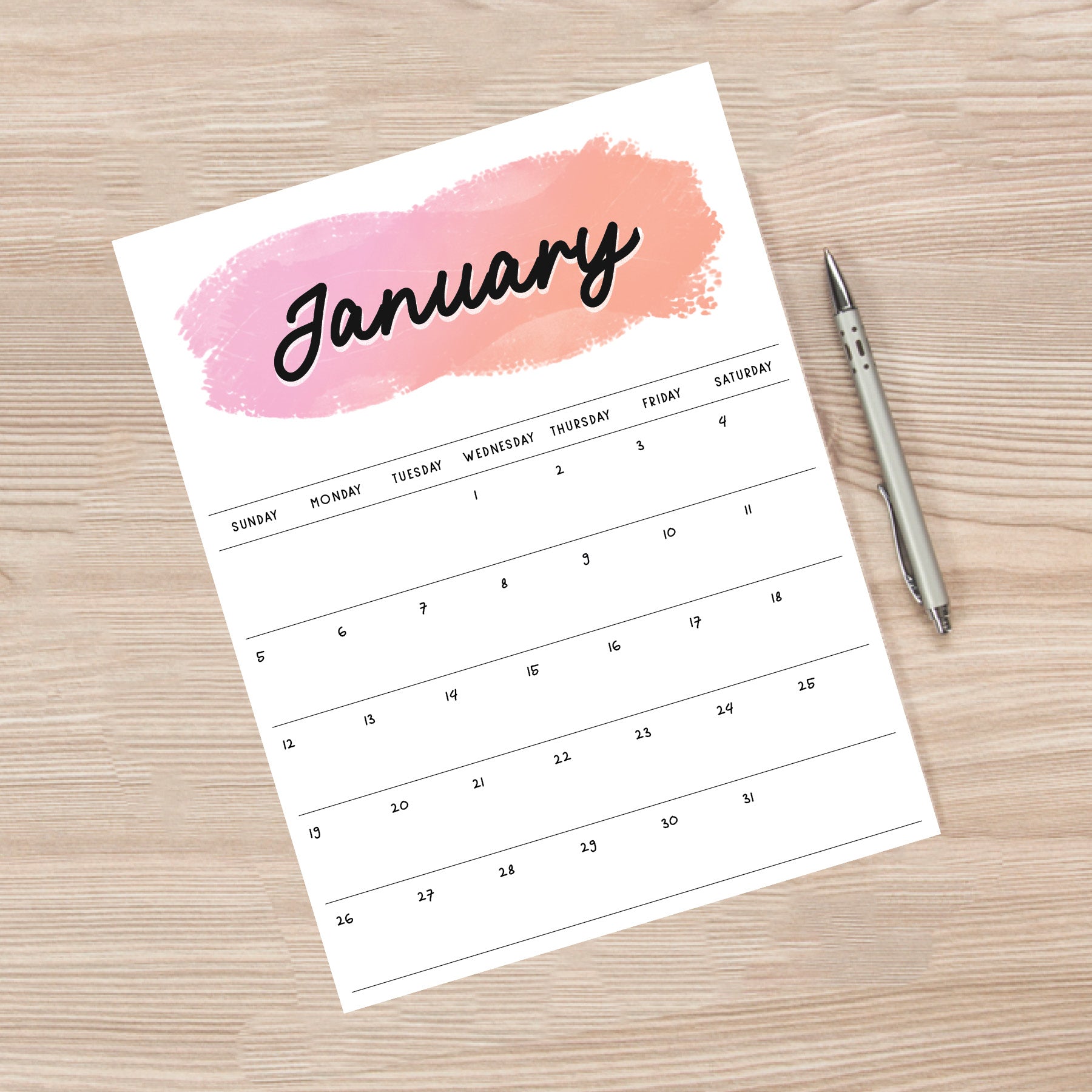 Printable Calendar