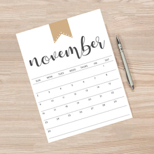 Printable Calendar