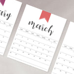 Load image into Gallery viewer, Printable Calendar
