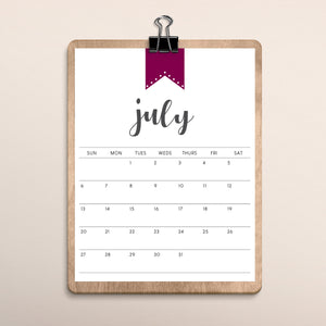 Printable Calendar