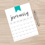 Load image into Gallery viewer, Printable Calendar
