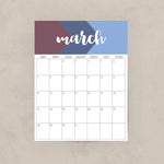 Load image into Gallery viewer, printable calendar
