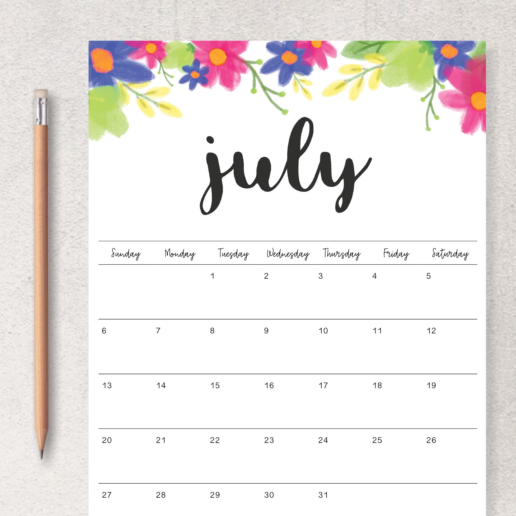 Printable Calendar