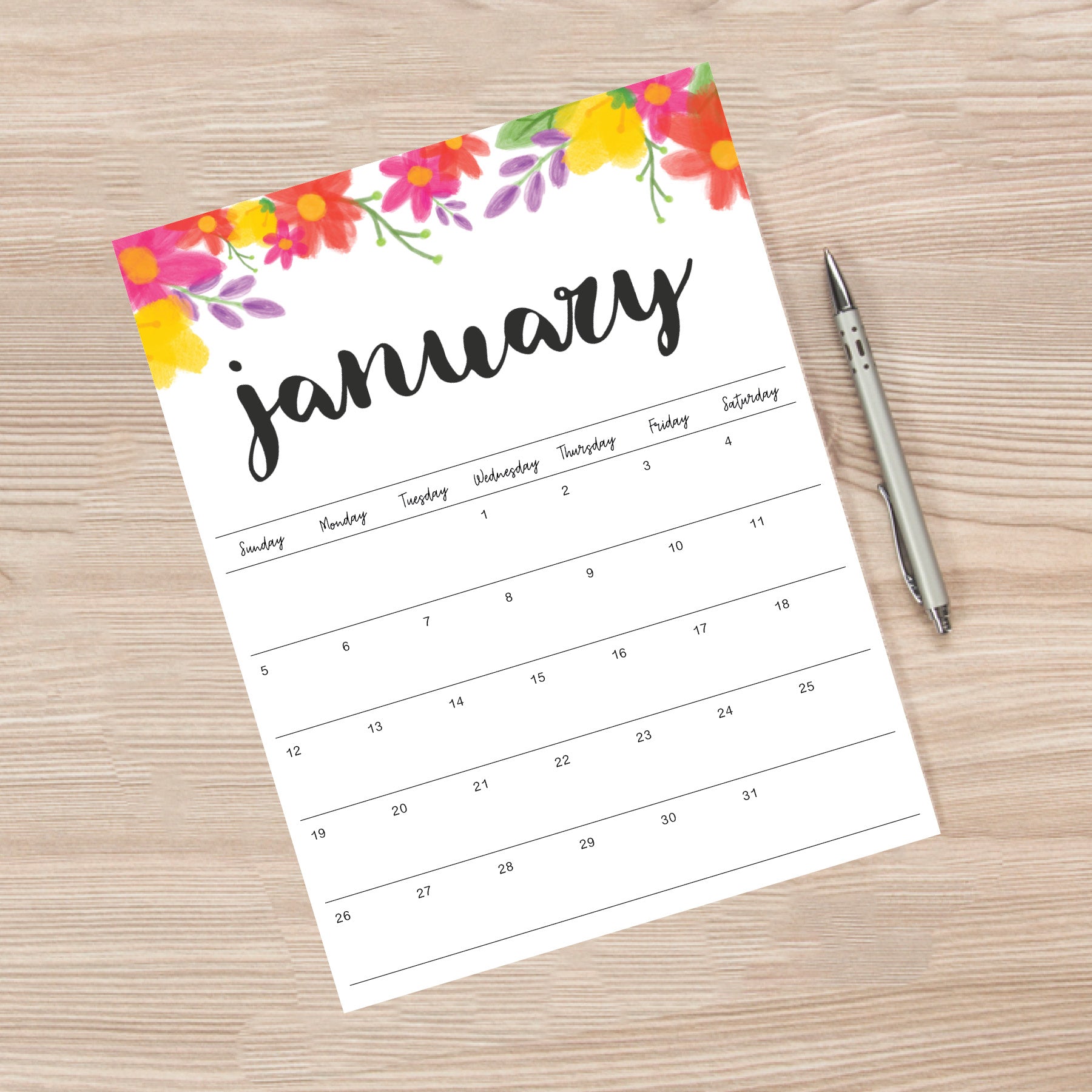 Printable Calendar