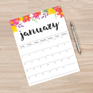 Printable Calendar