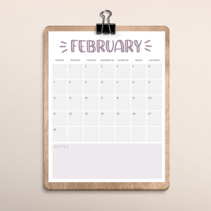 Printable Calendar