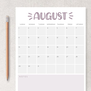 Printable Calendar