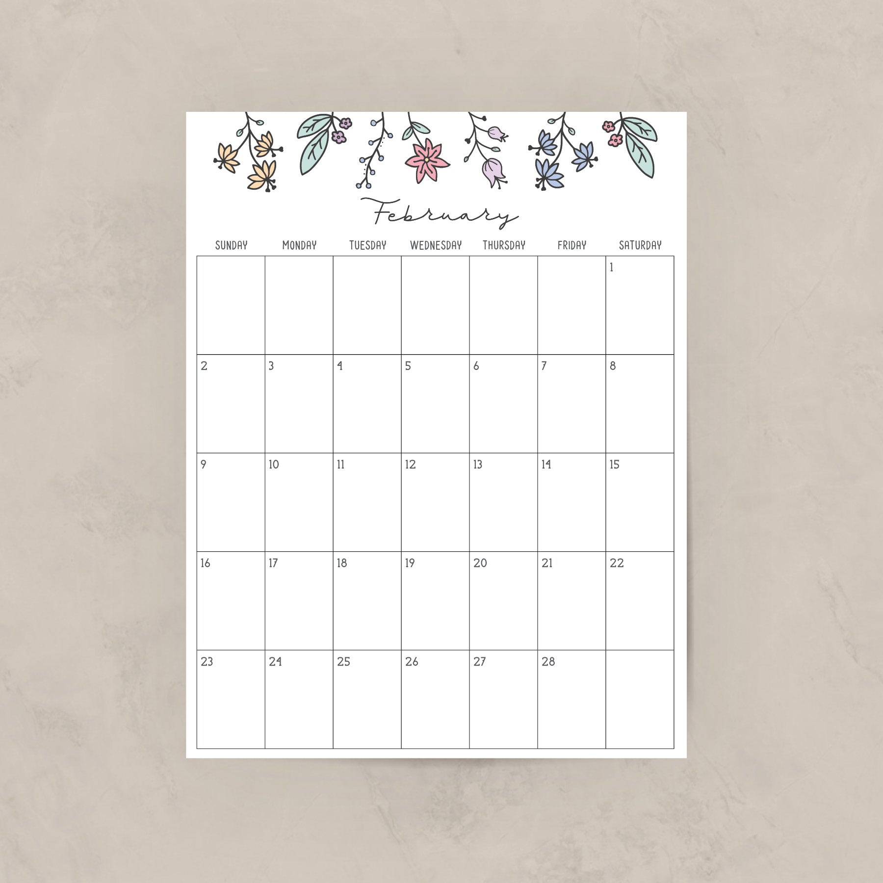 Printable Calendar