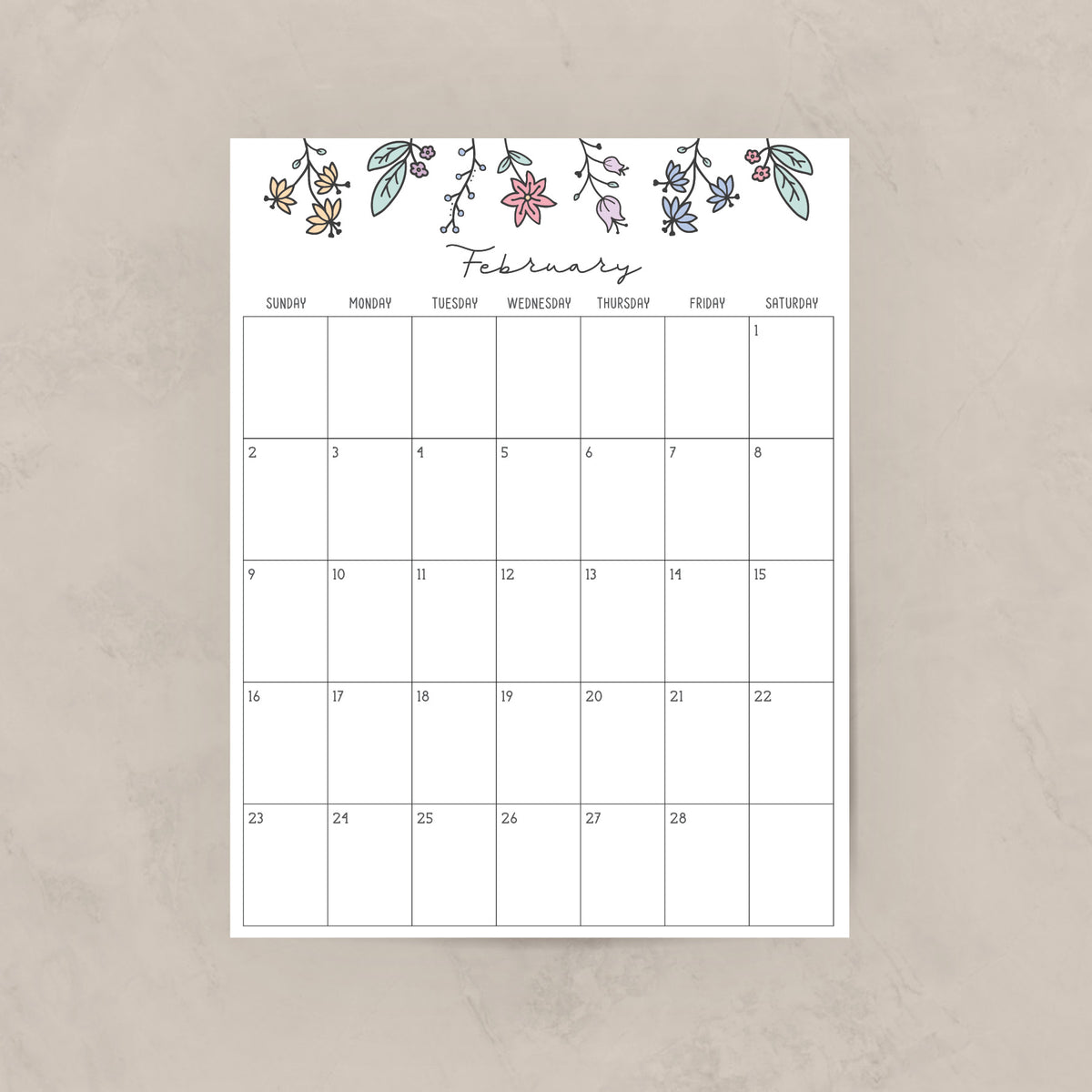 Printable Calendar