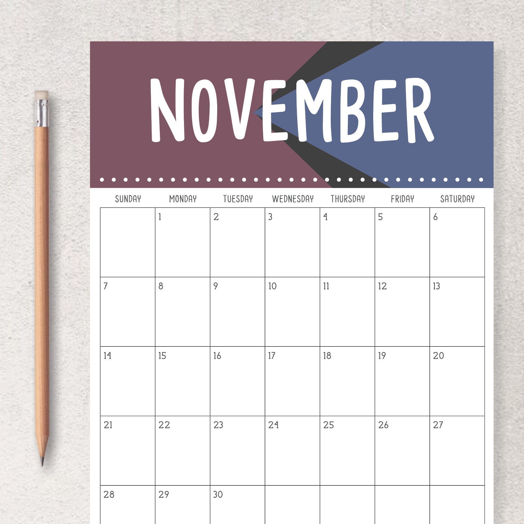 printable calendar