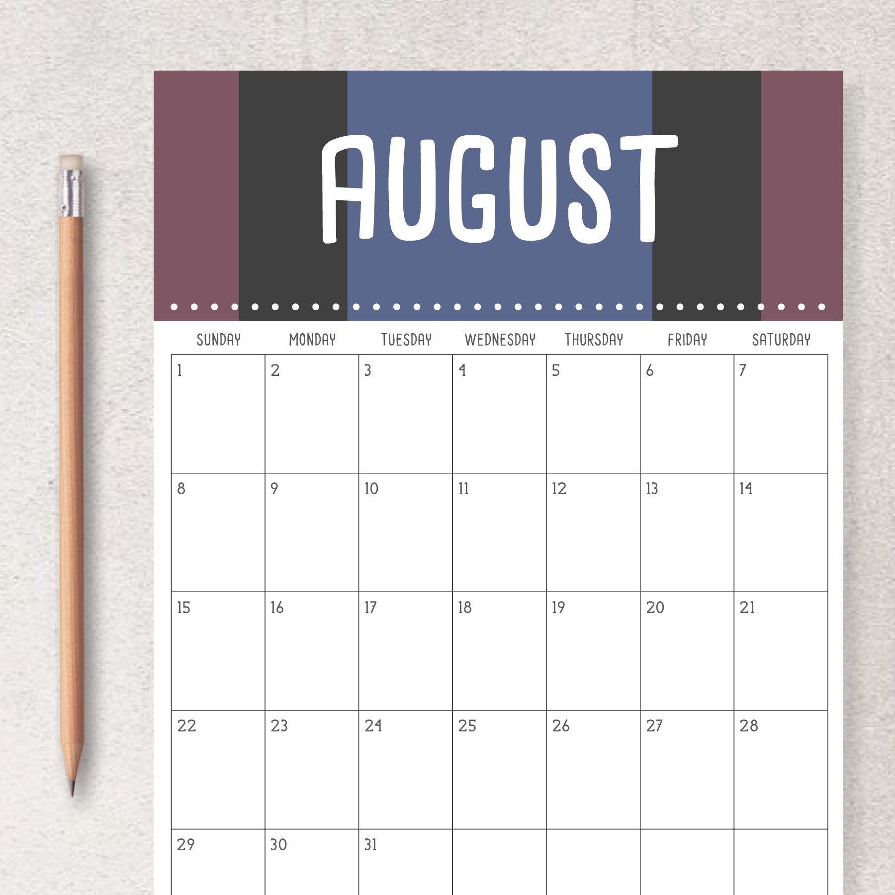 printable calendar