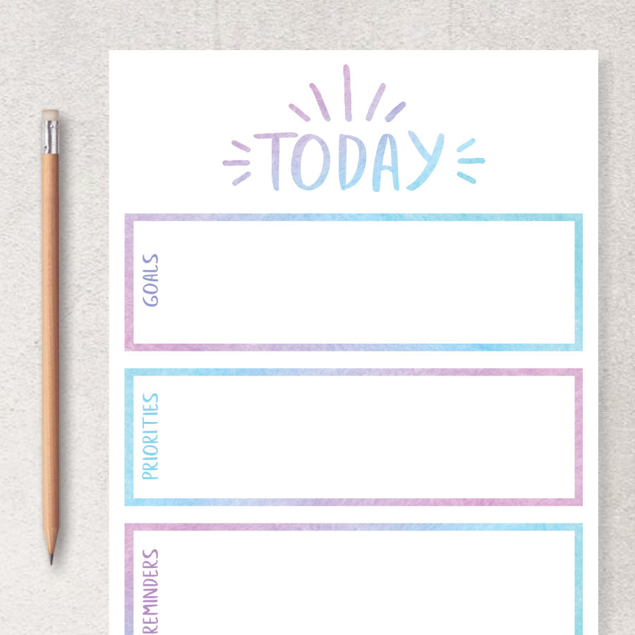 printable daily planner