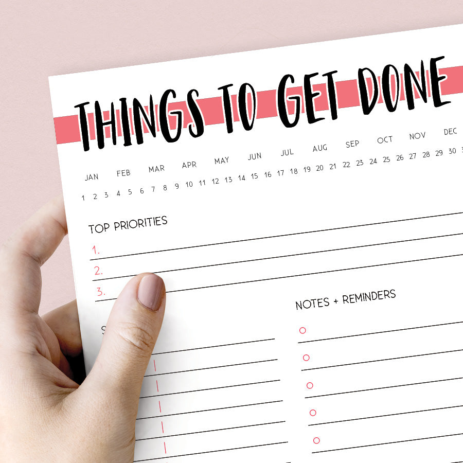 printable planner for productivity