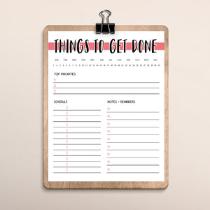 printable planner for productivity