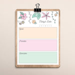 Load image into Gallery viewer, Printable Daily To-Do List: Aquarelle Ambition

