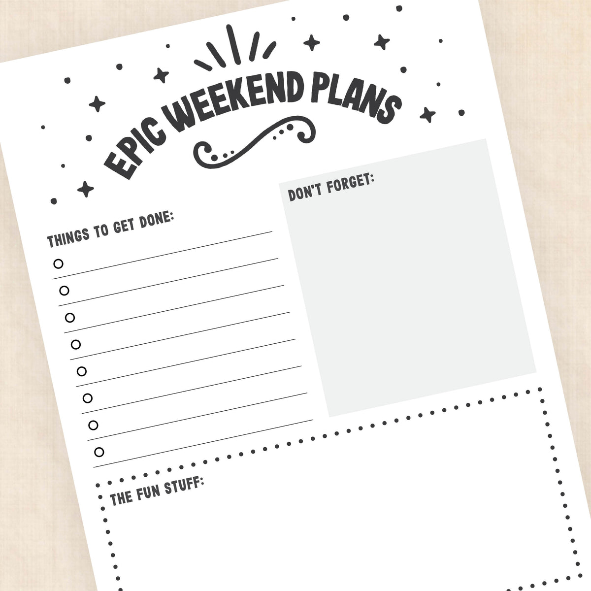 printable planner