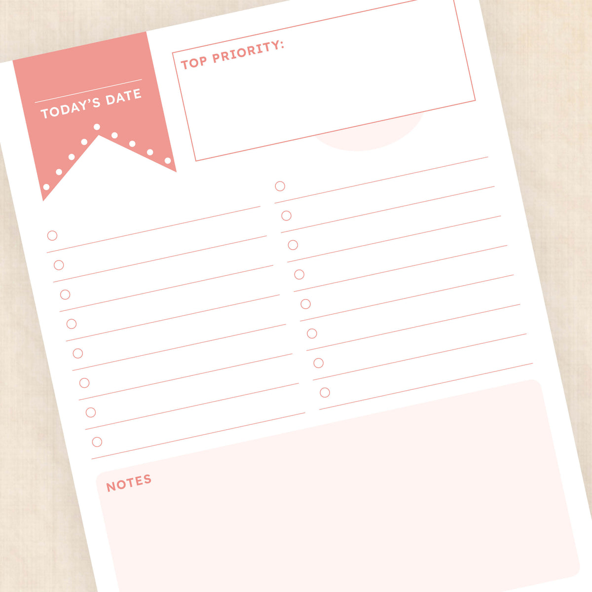 printable to do list