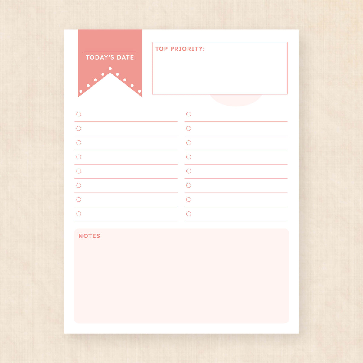 printable to do list