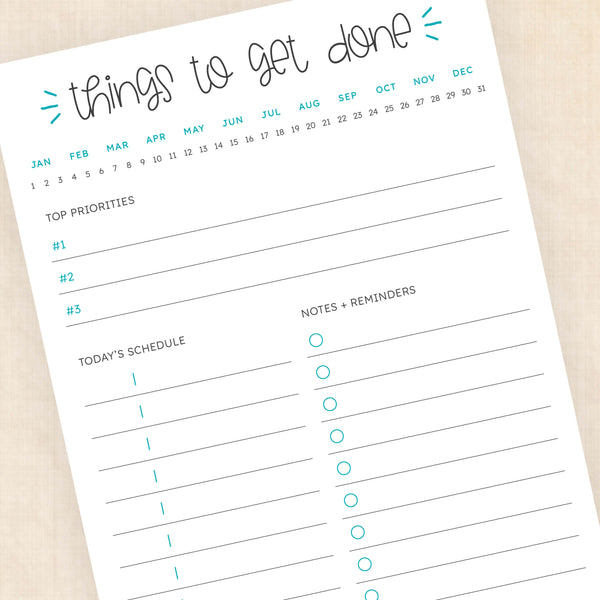 printable to do list