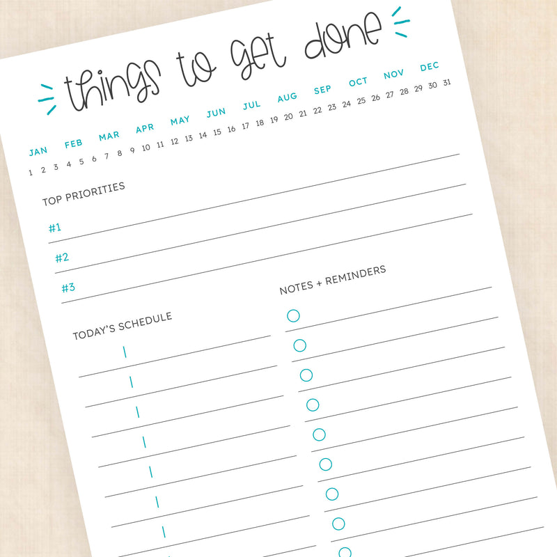 printable to do list