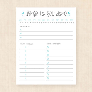 printable to do list