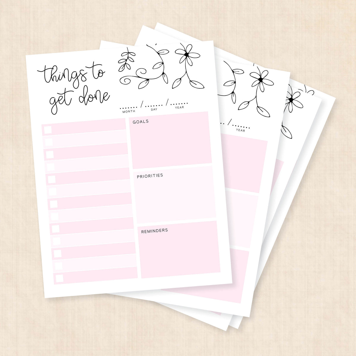 printable to do list