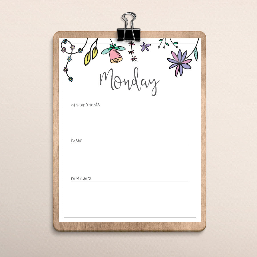 printable weekly planner