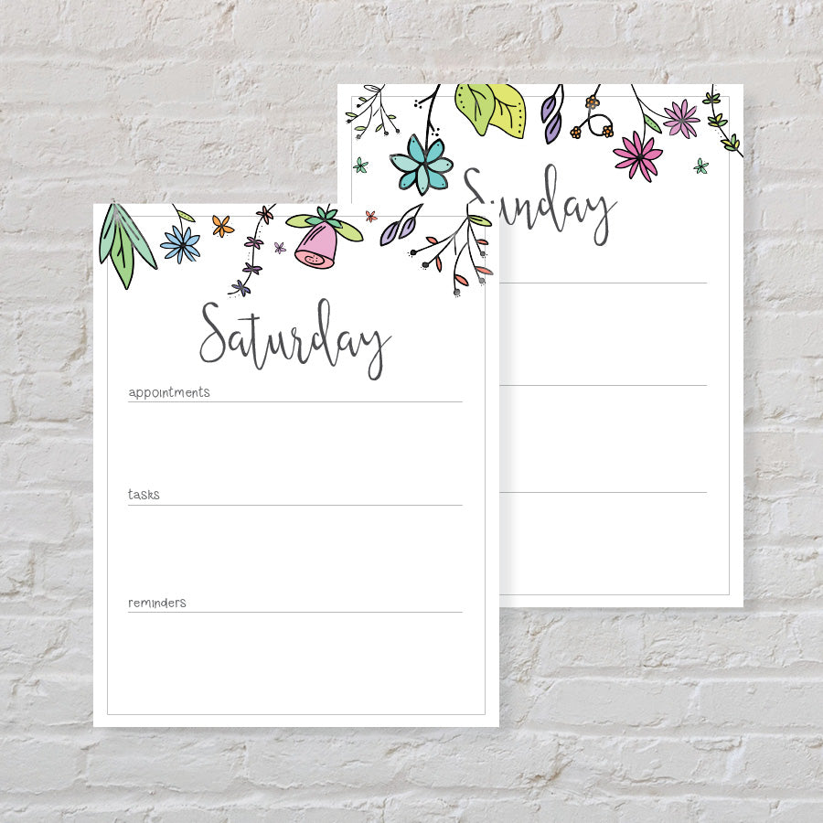 printable weekly planner