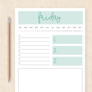 Printable Weekly Planner