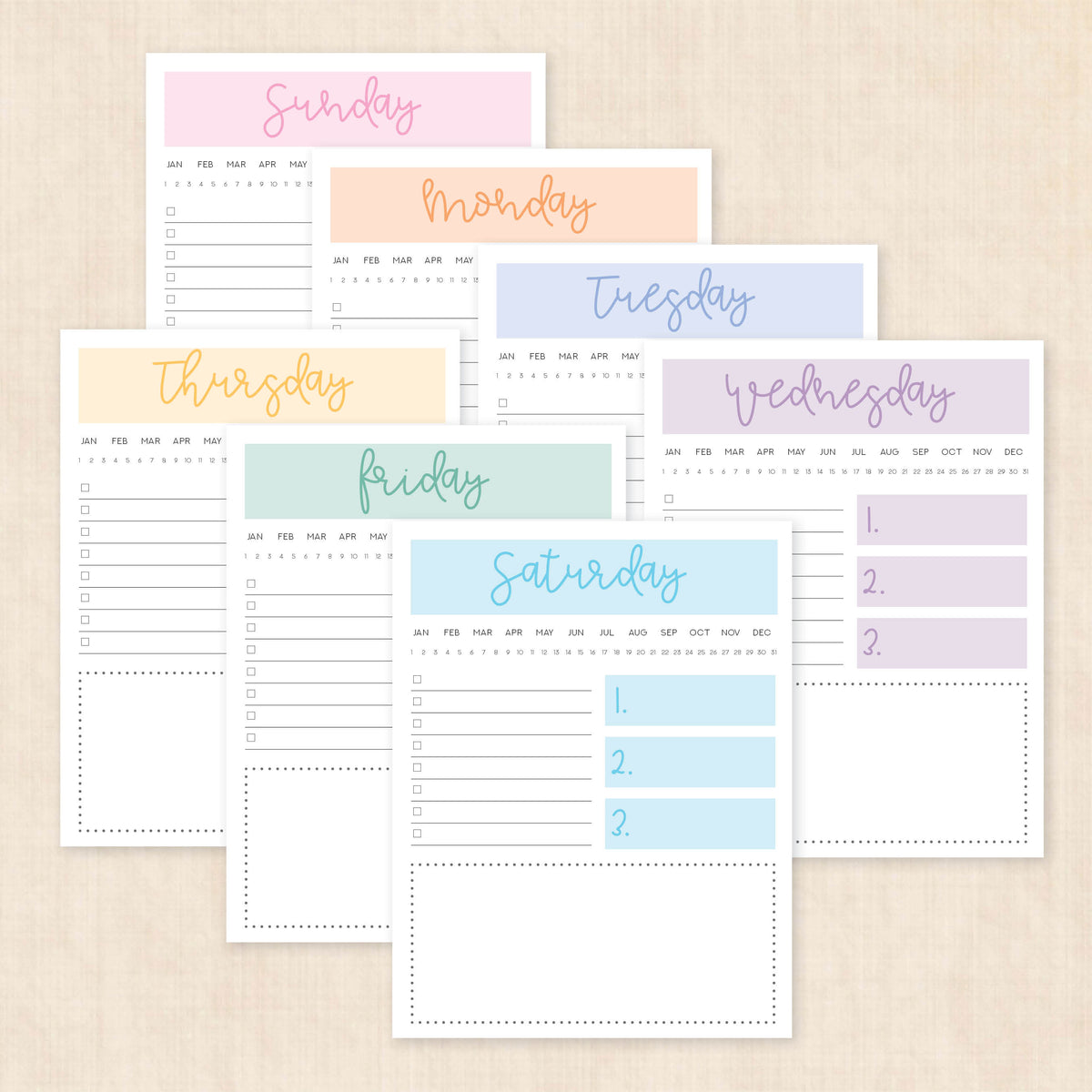 Printable Weekly Planner