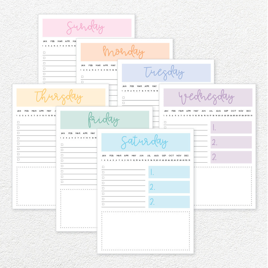 Printable Weekly Planner